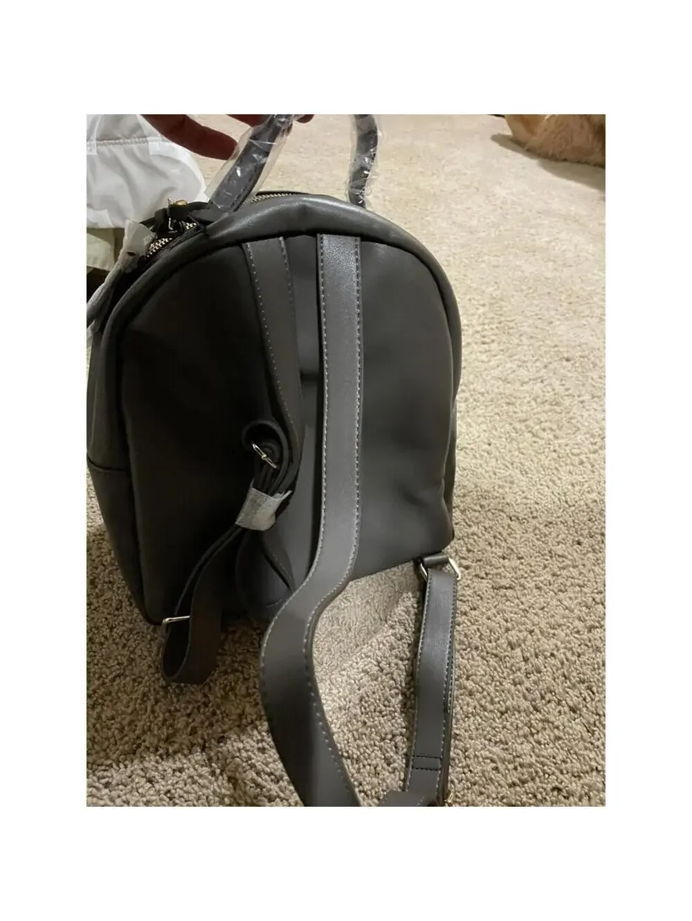 NWT Tommy Hilfiger backpack Medium brown green color MSRP 138